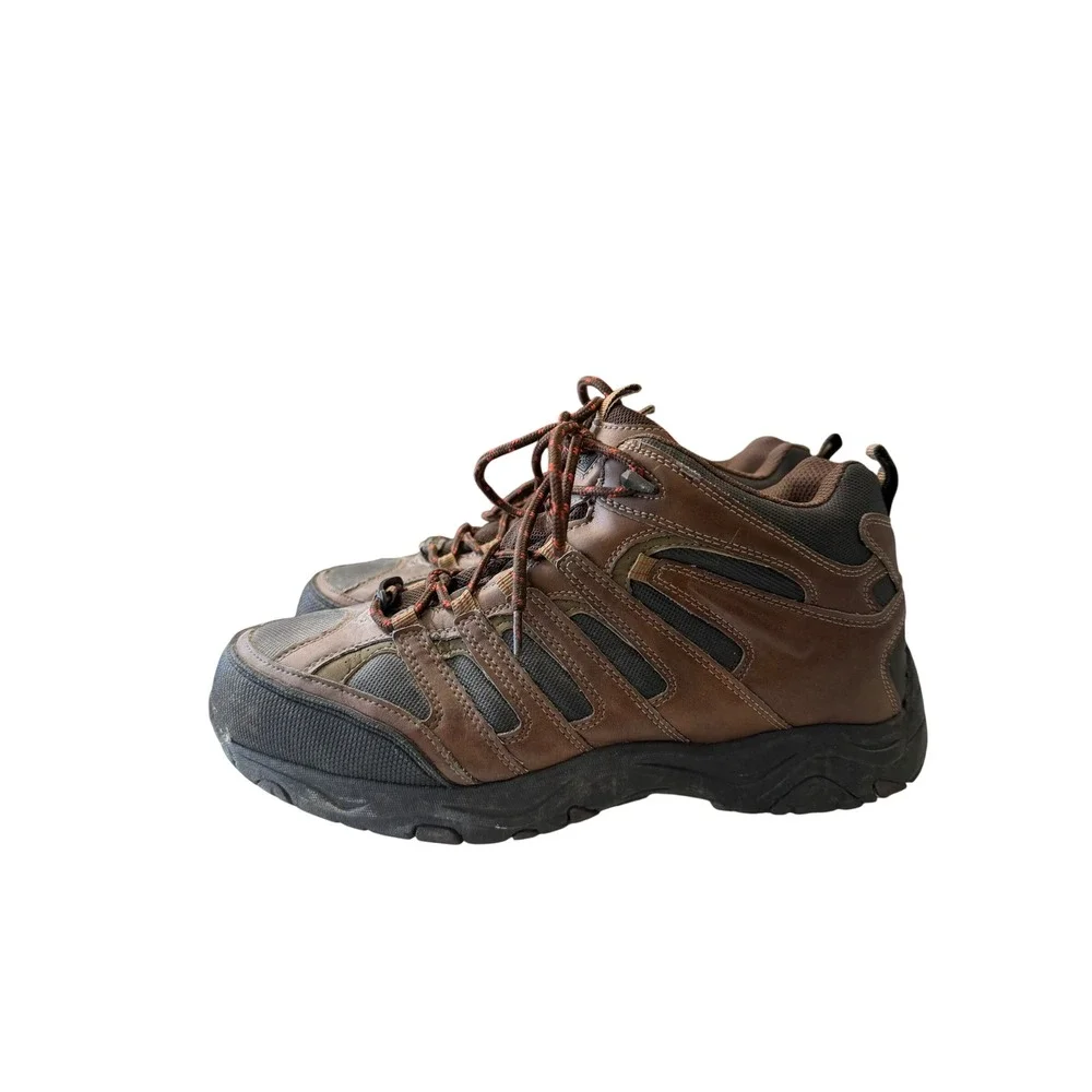 Rustler Advantage Steel Toe Work Boots Brown Leather Hiking Utility Mens 11.5‎